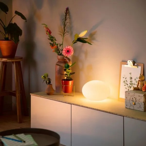 Philips 40904/31/P9-LED RGB Stmievateľná stolná lampa Hue FLOURISH 1xE27/9,5W/230