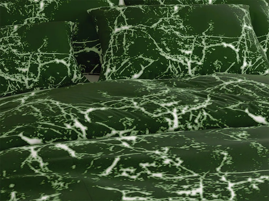 Bavlnené obliečky TEMPESTA zelené Rozmer obliečky: 70 x 90 cm | 140 x 200 cm