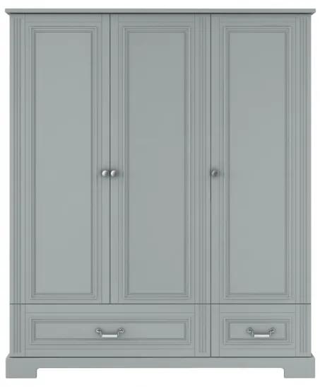 drevko Veľká skriňa Ines - 3 dverová (2 farby) - Sivá