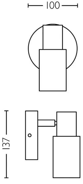Philips - Bodové svietidlo PALMS 1xE14/25W/230V