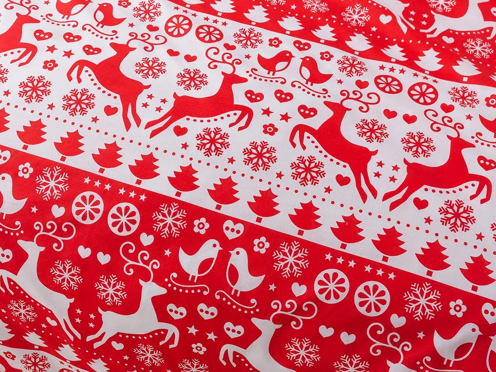 XPOSE® Francúzske flanelové obliečky MERRY CHRISTMAS DUO