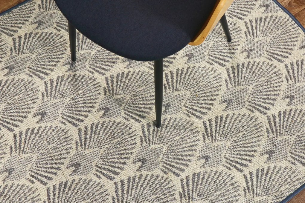 Mujkoberec Original, Ručne tkaný voňavý kusový koberec Vetiver 05, 120x170, béžová, exteriér