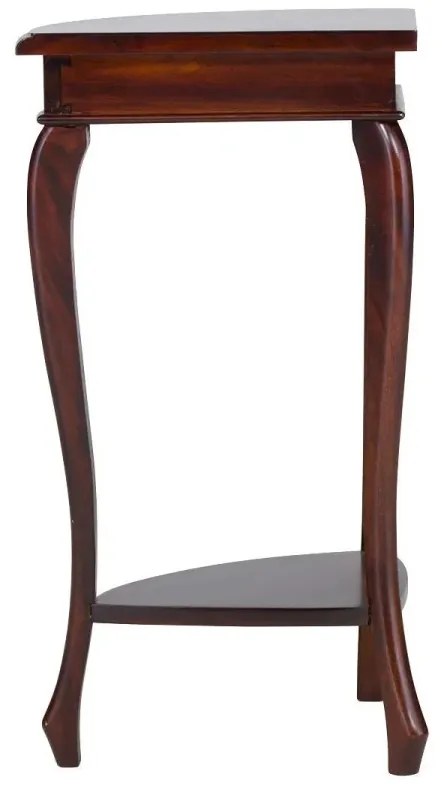 furniture-nabytek.cz - Masívny rohový toaletný stolík Cambridge z mahagónu, lakovaný, hnedý
