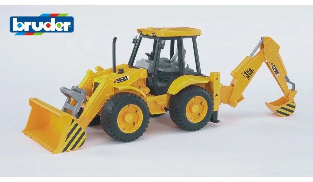 Bruder 02428 Traktor JCB čelný nakladač a bager, 1:16
