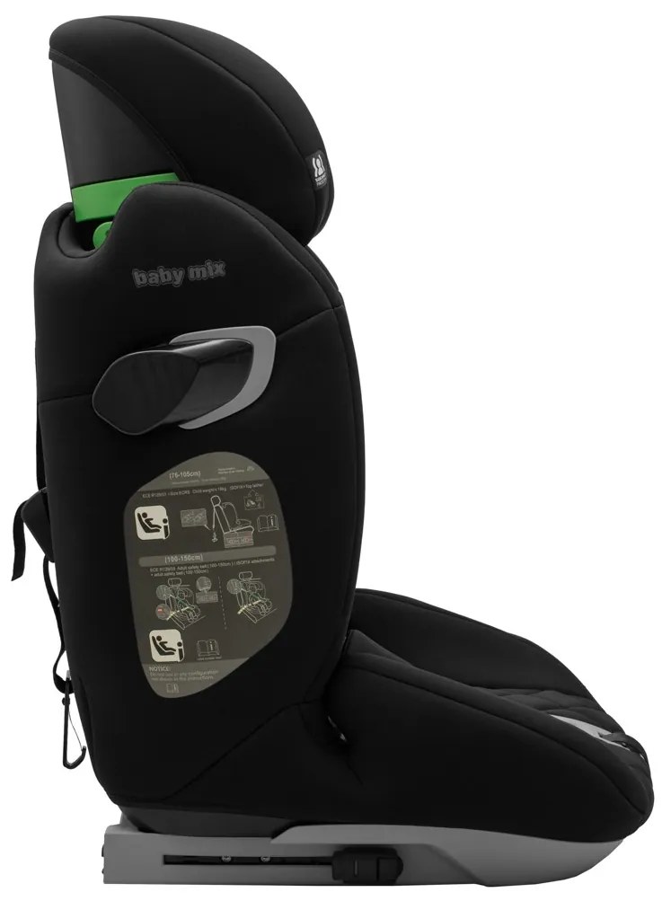 Autosedačka BABY MIX HERO PRO ULTRA ISOFIX I-SIZE black