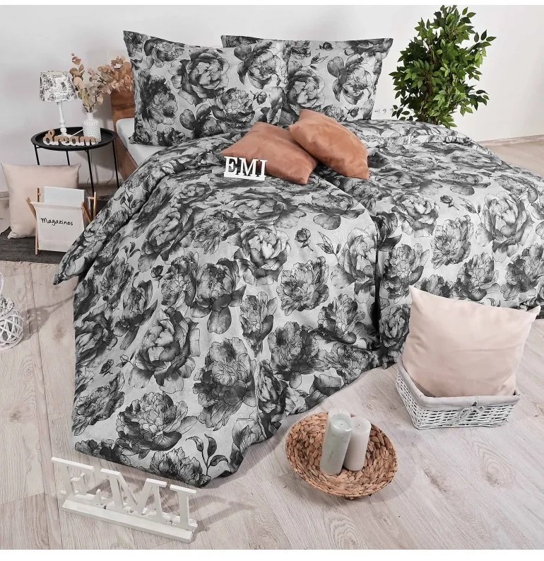 Obliečky bavlnené Kendra EMI, Štandardný set jednolôžko obsahuje 1x 140x200 + 1x 70x90