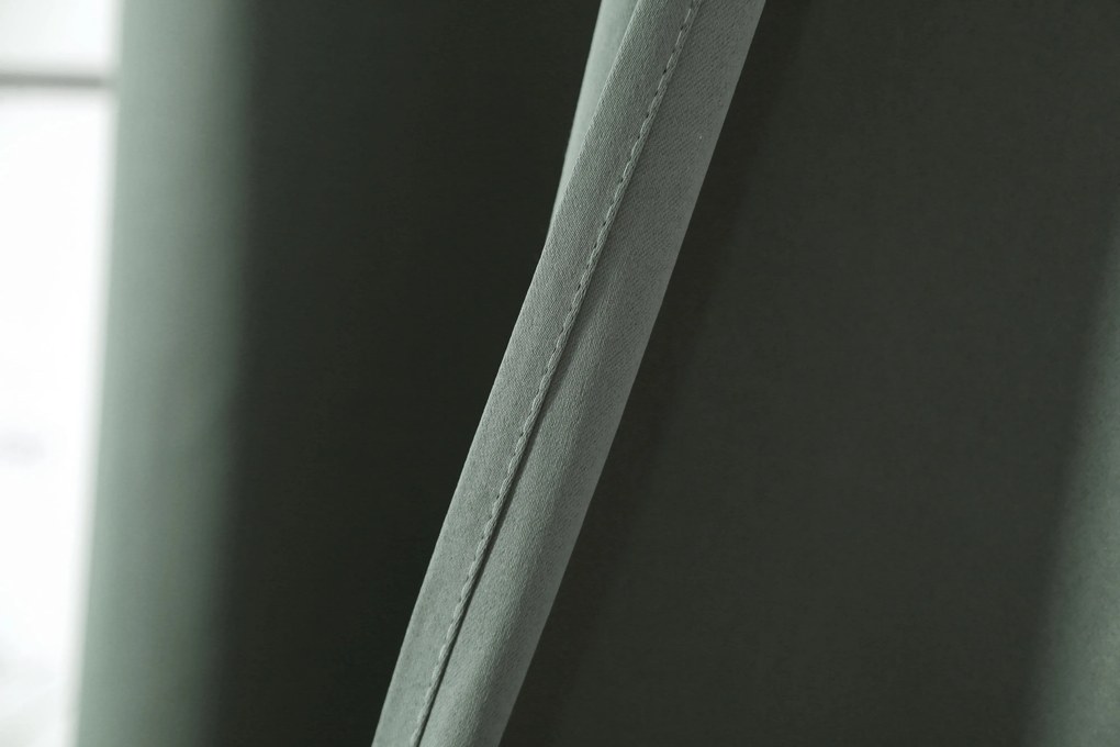 Záves OXFORD 140x270 cm, sivá zelená Zavesenie: Riasiaca páska