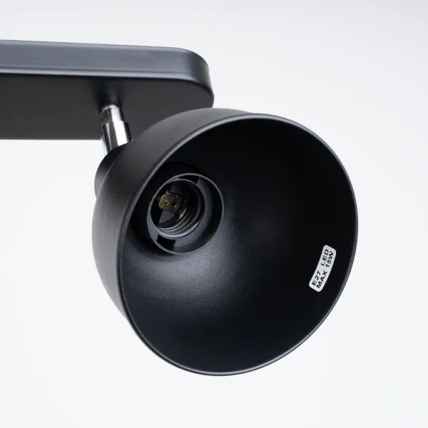 Sollux SL.1317 - Bodové svietidlo ELBA 2xE27/15W/230V čierna