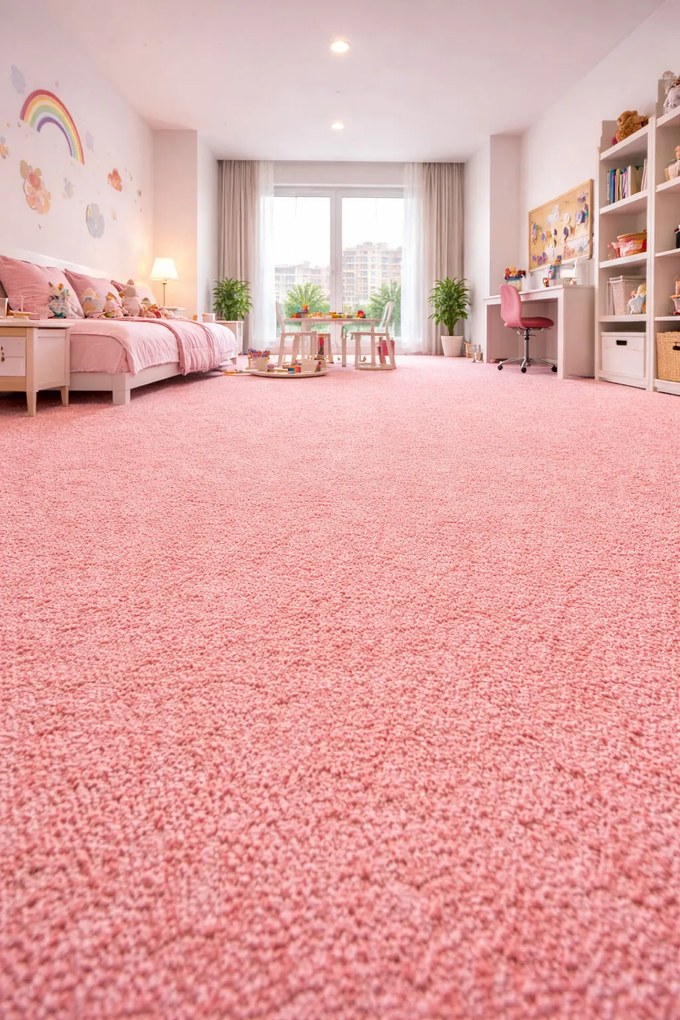 Koberec metráž Avelino 57, na mieru, šíře 4m, oranžová, fusion back, chodba / predsieň, ITC