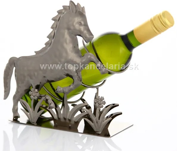 Stojan na víno motív kôň