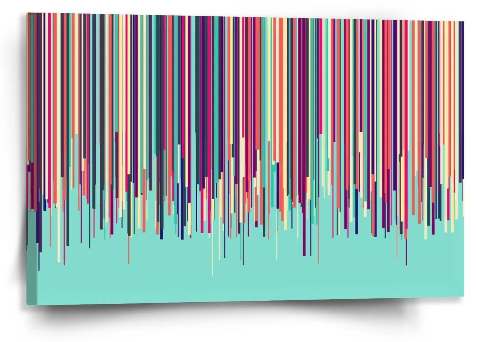 Sablio Obraz Stekajúca farba - 120x80 cm