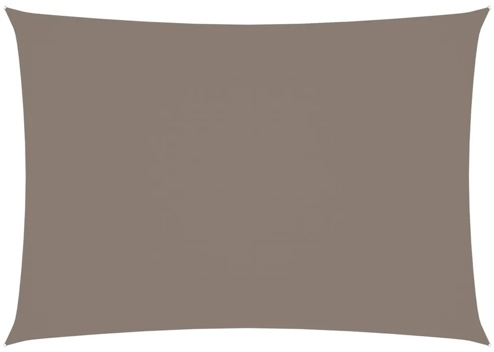 vidaXL Tieniaca plachta, oxford, obdĺžniková 2x4 m, sivohnedá