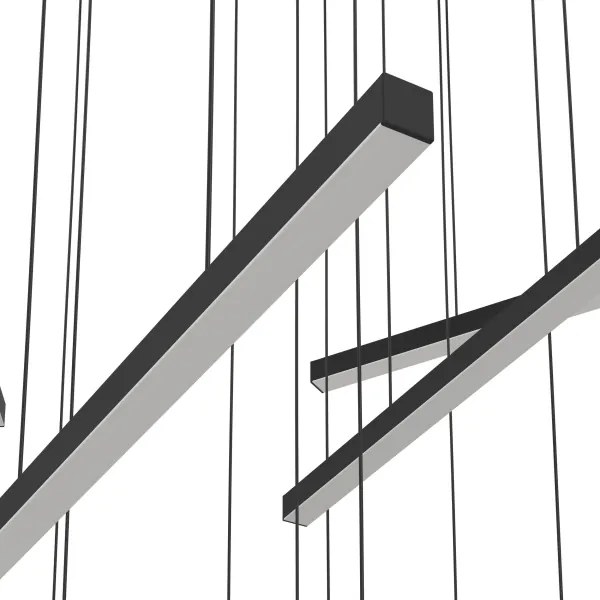 Eglo 390351 - LED Stmievateľný luster na lanku LINDOZA 12xLED/8,4W/230V 3000K