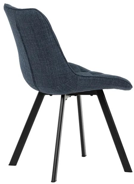Autronic BONTEC Jedálenská stolička, modrá, látka, HC-465 BLUE2 Farba: Modrá