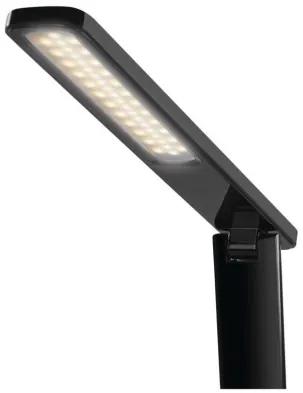 EMOS Stmievateľná LED moderná stolná lampa CARSON, 6W, teplá biela-studená biela, čierna