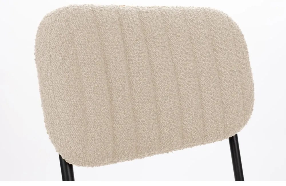 Krémová jedálenská stolička Jake – White Label