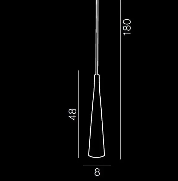 Moderný luster Chemical