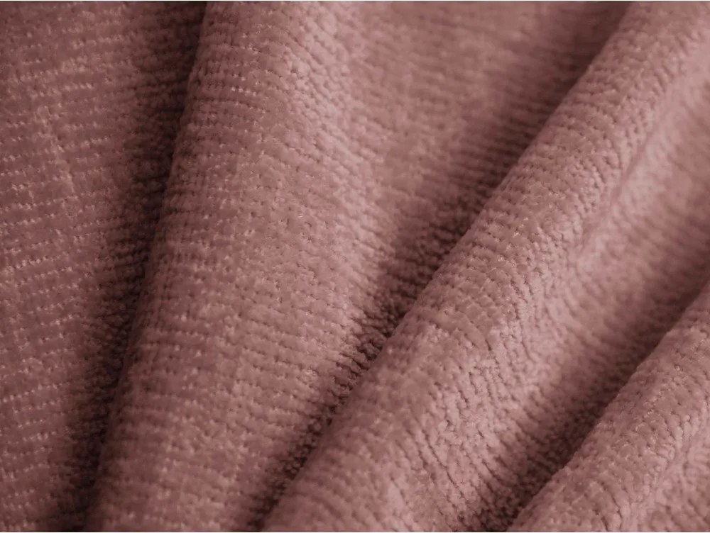 Ružová čalúnená jednolôžková posteľ s úložným priestorom s roštom 90x200 cm Amy – Micadoni