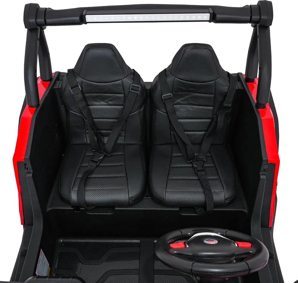 Ramiz Elektrická bugina Gravity pre deti červená + pohon 4x4 + diaľkové ovládanie