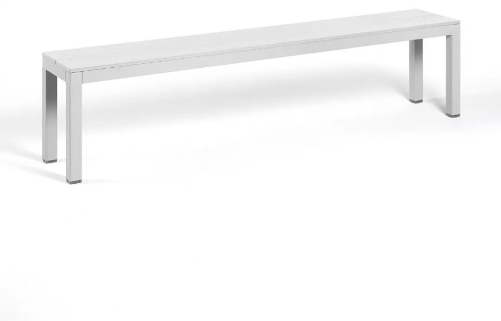 RIO BENCH záhradná lavica bianco