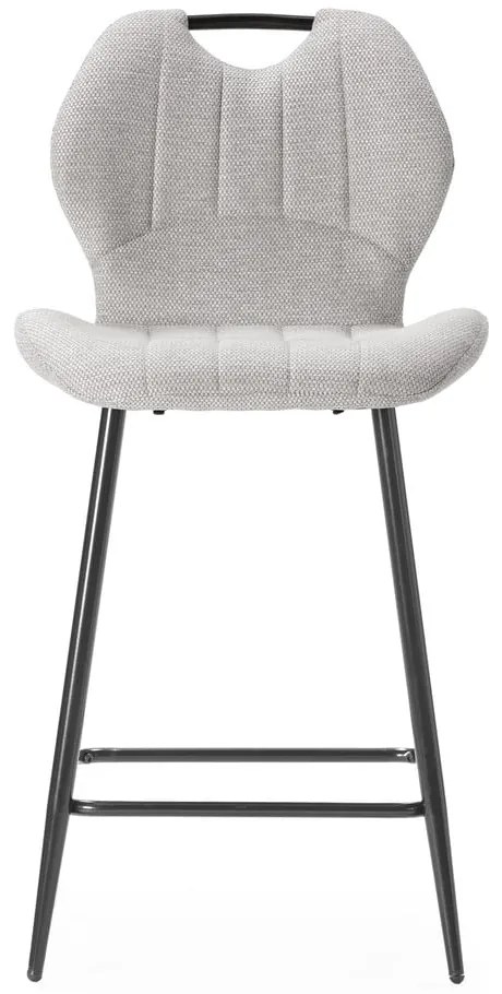 Béžové čalúnené barové stoličky v súprave 2 ks (výška sedadla 65 cm) Muli – Marckeric