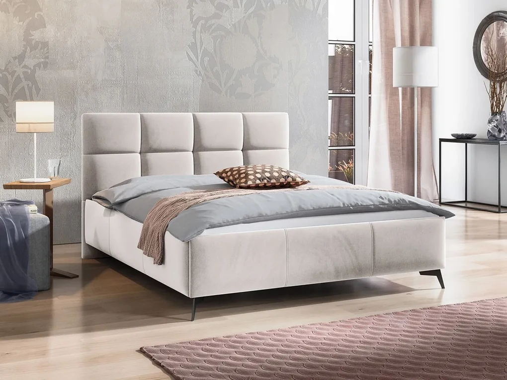 Čalúnená posteľ s kontajnerom Widans, Dostupné poťahy: Fresh 32, Rozmer postele: 160x200