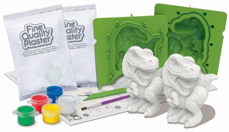 Sadrové odliatky - 3D dinosaury