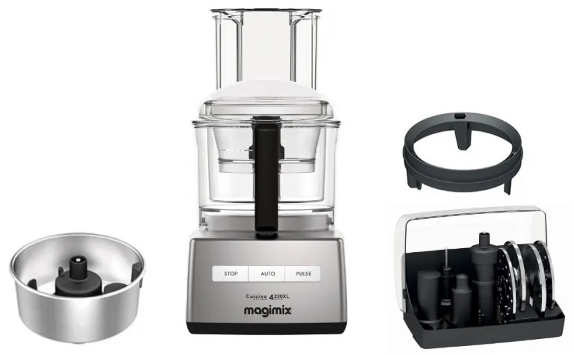 Magimix | ELM18471-2 4200 XL kuchynský robot v základnej výbave s využitím šrotovného | matný chróm