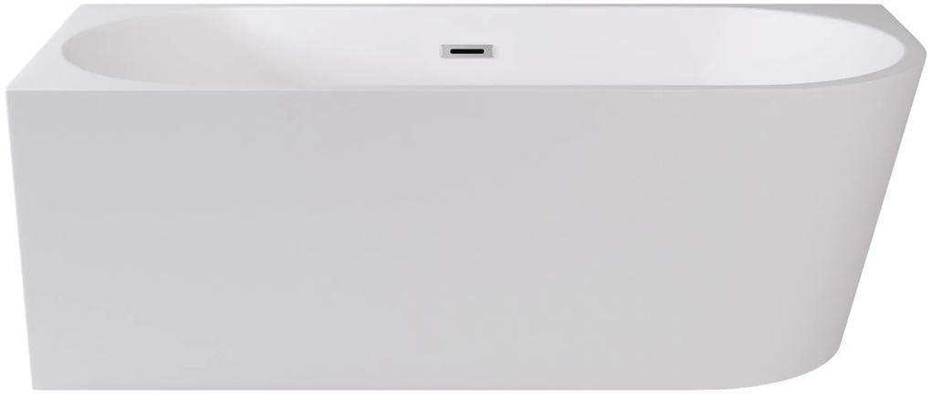 Besco Zoya nástenná vaňa 150x75 cm obdĺžnikové biela #WAS-150-ZL