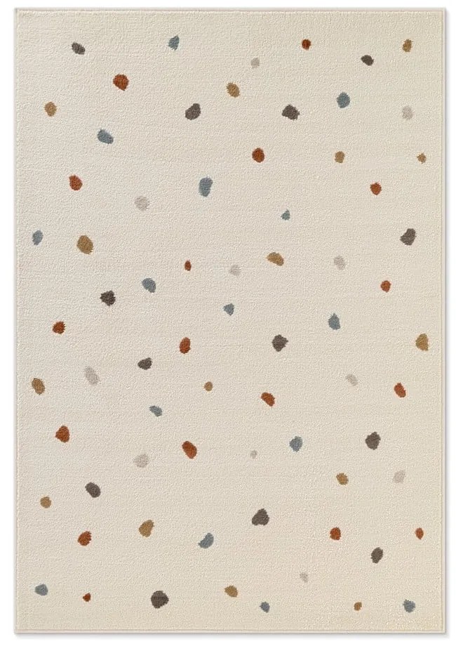 Krémový detský koberec 120x170 cm Funny Dots – Hanse Home