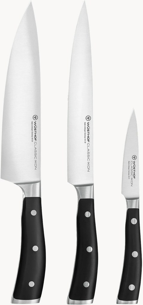 Nože z nehrdzavejúcej ocele Classic Icon, 3 ks