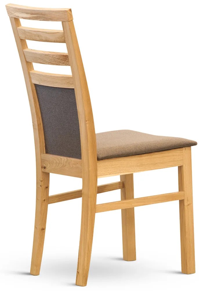 Stima Dubová jedálenská stolička BART Vyberte odtieň ->: Dub, Vyberte látku ->: BOSS marrone 5