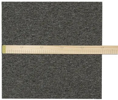 Koberce Breno Kobercový štvorec ALPHA 989, velikost balení 5 m<sup>2</sup>  (20ks), čierna