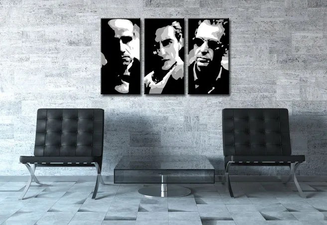 Ručne maľovaný POP Art obraz GODFATHER | rôzne rozmery