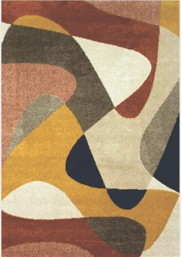 Kusový koberec Achat 618 Rust cream, 80x150, viacfarebná, obývacia izba, Spoltex