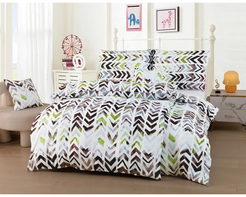 6-dielne obliečky na jednolôžko z mikrosaténu 140x200 cm Madison – JAHU collections