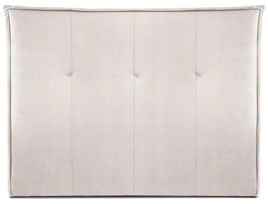 Krémovobiele čelo postele 160x120 cm Monica – Milo Casa