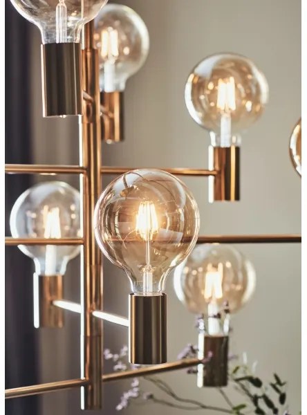 Markslöjd 108117 - Luster na tyči PARIS 10xE27/60W/230V zlatá