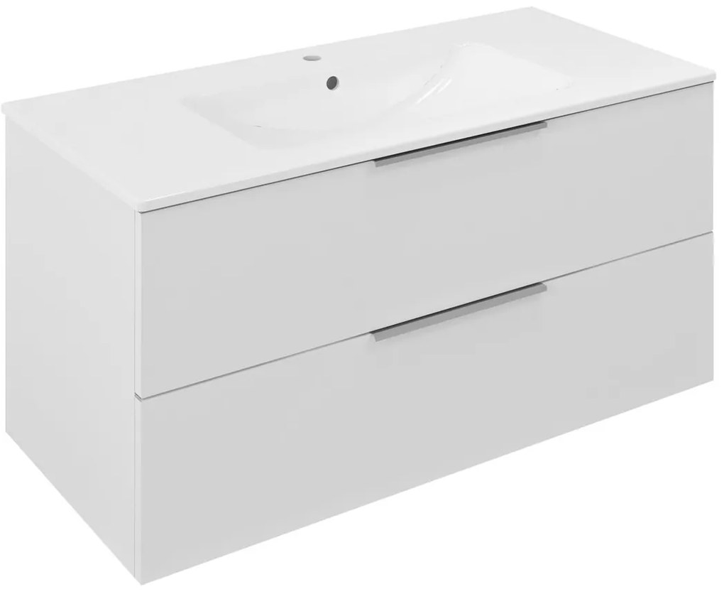 Sapho Sapho, CIRASA umývadlová skrinka 99,8x52x46cm, biela lesk, CR100-3030