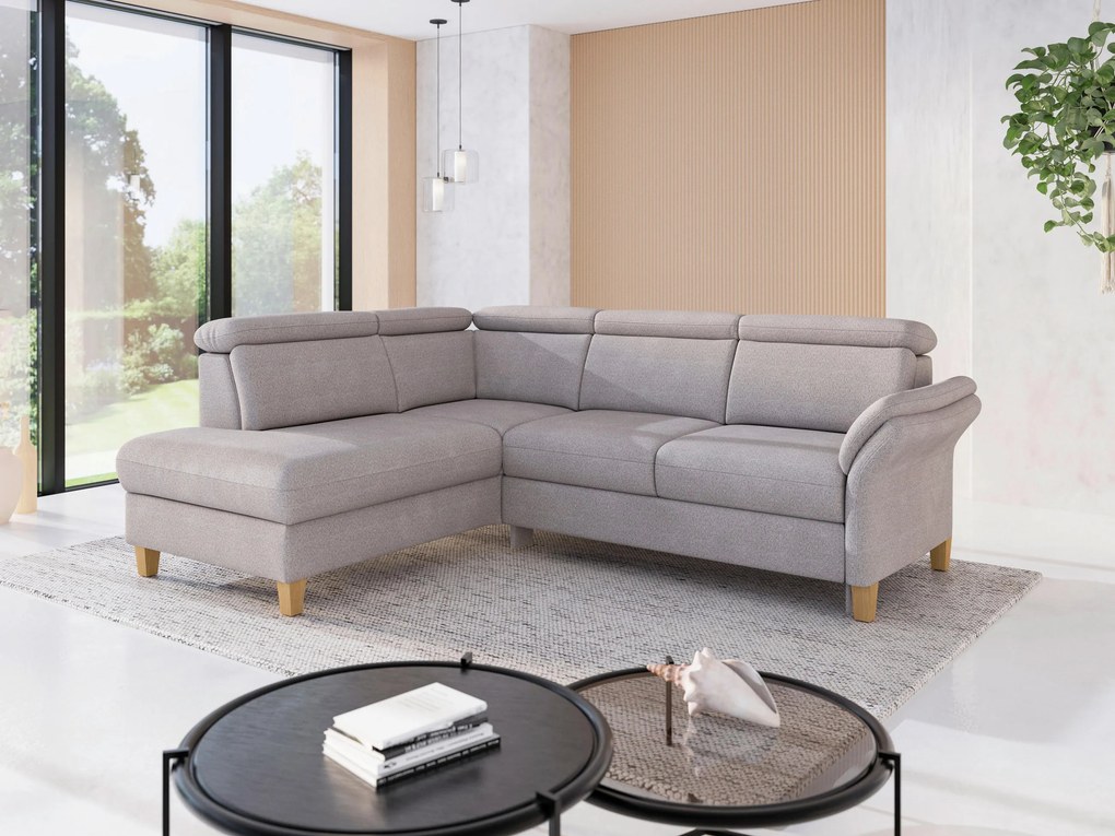 XXXLutz ROHOVÁ SEDAČKA, textil, strieborná Sit & More - Sedačky - 00014402572T
