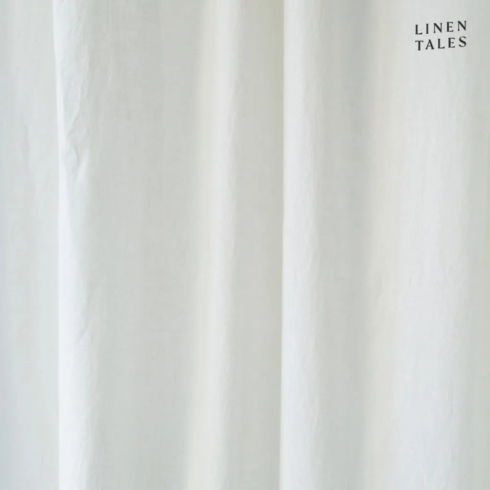 Biely záves 140x170 cm Night Time - Linen Tales
