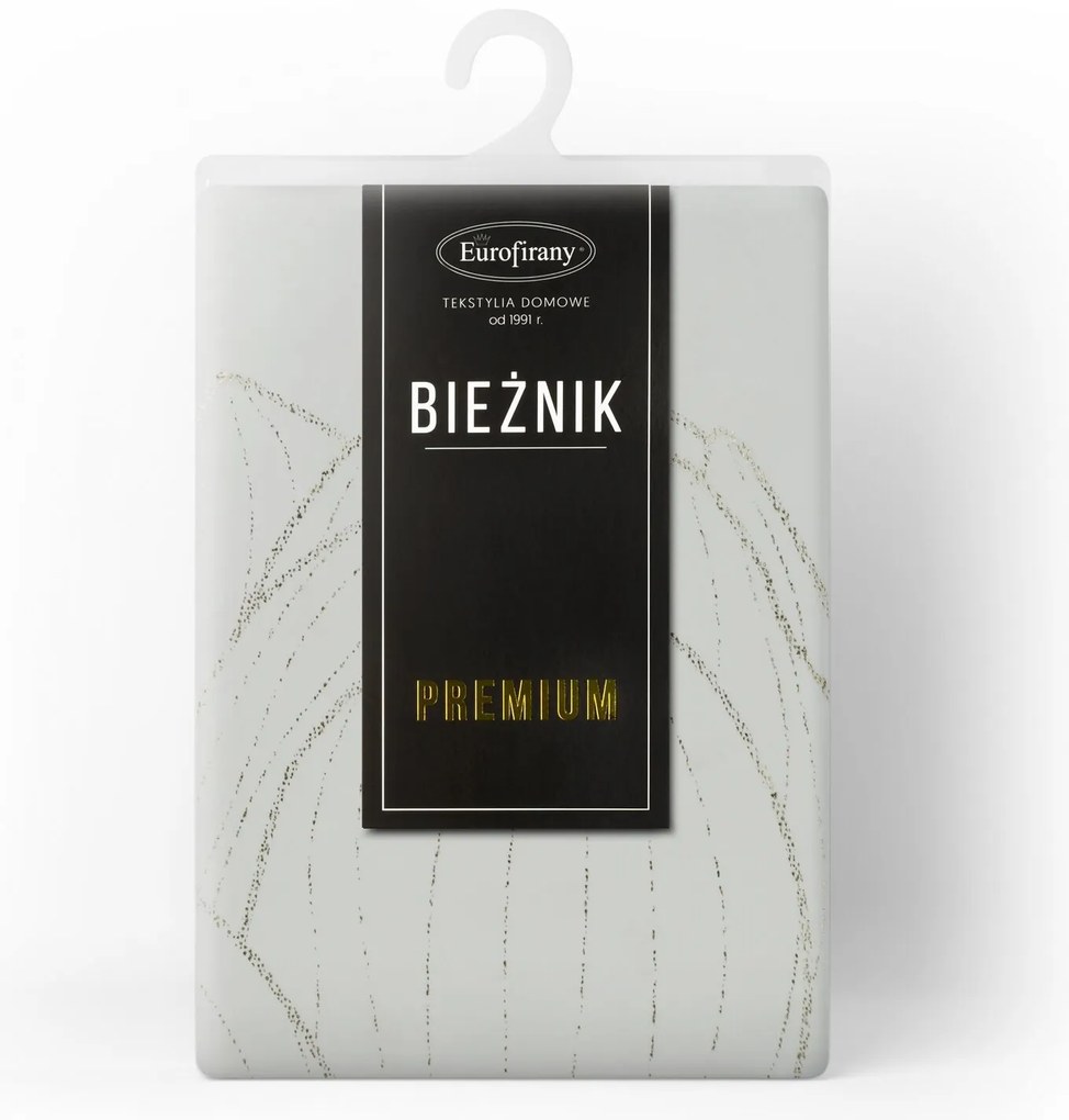 OBRUS BLINK 12 35X180 CM BIELY