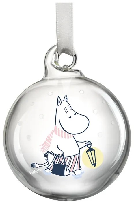 Set vianočných ozdôb Moomin Let it snow 5cm / 4ks
