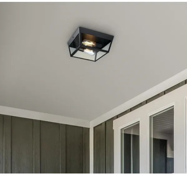 Westinghouse 61219 - Vonkajšie stropné svietidlo PETERSON 2xE27/40W/230V IP44