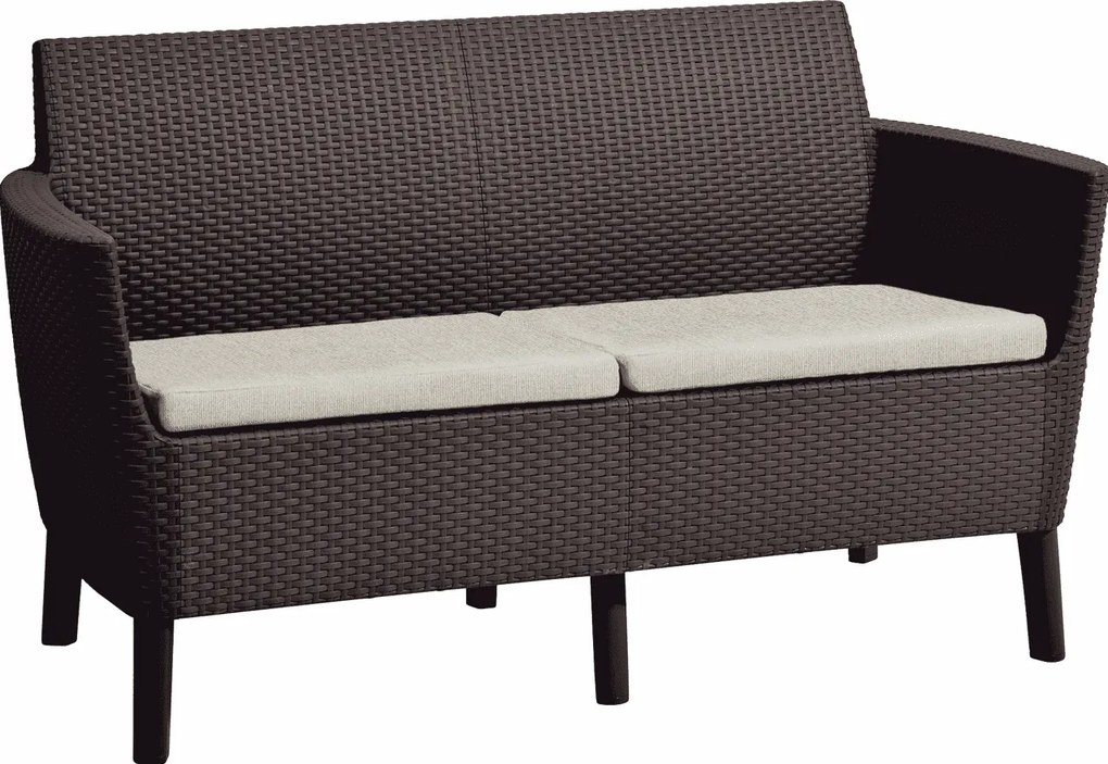 Pohovka SALOMON 2 seater sofa | hnedá