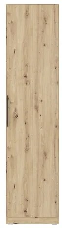 Šatníková skriňa MARO 51x213 cm dub artisan