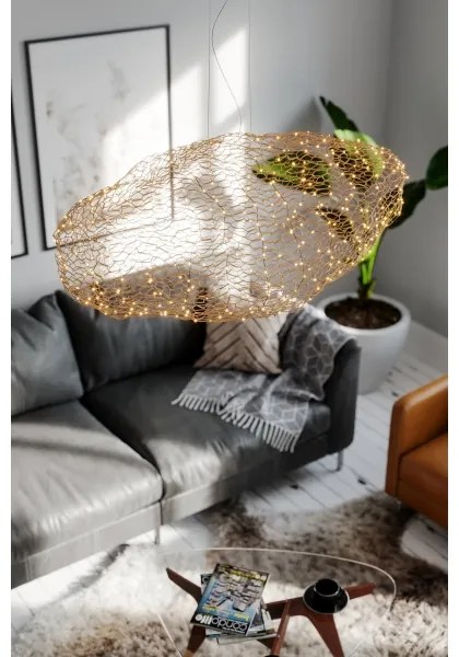 ByRydens 4201260-6501 - LED Luster na lanku HAYDEN LED/20W/230V zlatá