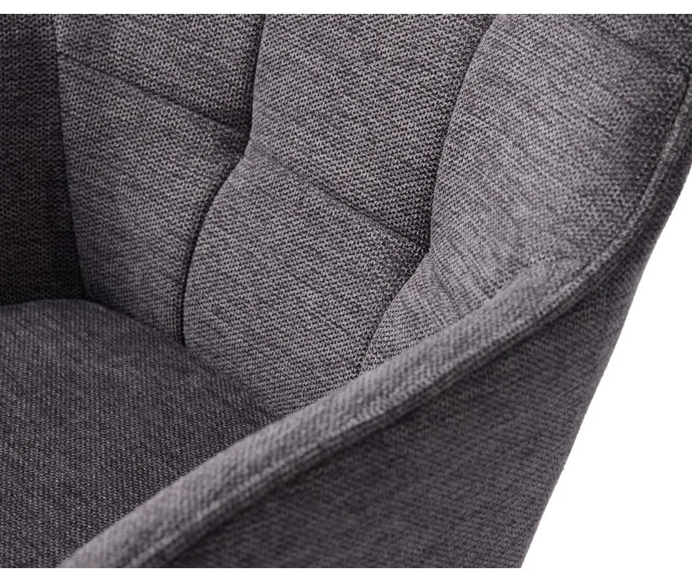 Tmavosivá jedálenská stolička Nolan – Unique Furniture