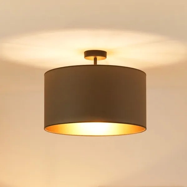 Brilagi - Prisadený luster OREGON ROLLER VEGE 1xE27/15W/230V pr. 45 cm šedá