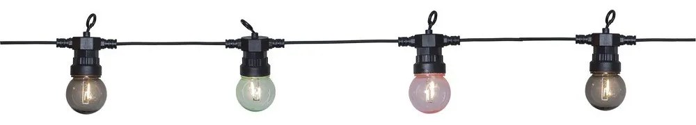 Farebná svetelná párty LED reťaz Star Trading Small Circus, dĺžka 8,55 m